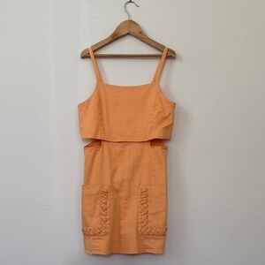 Nordstrom Apricot Sleeveless Dress